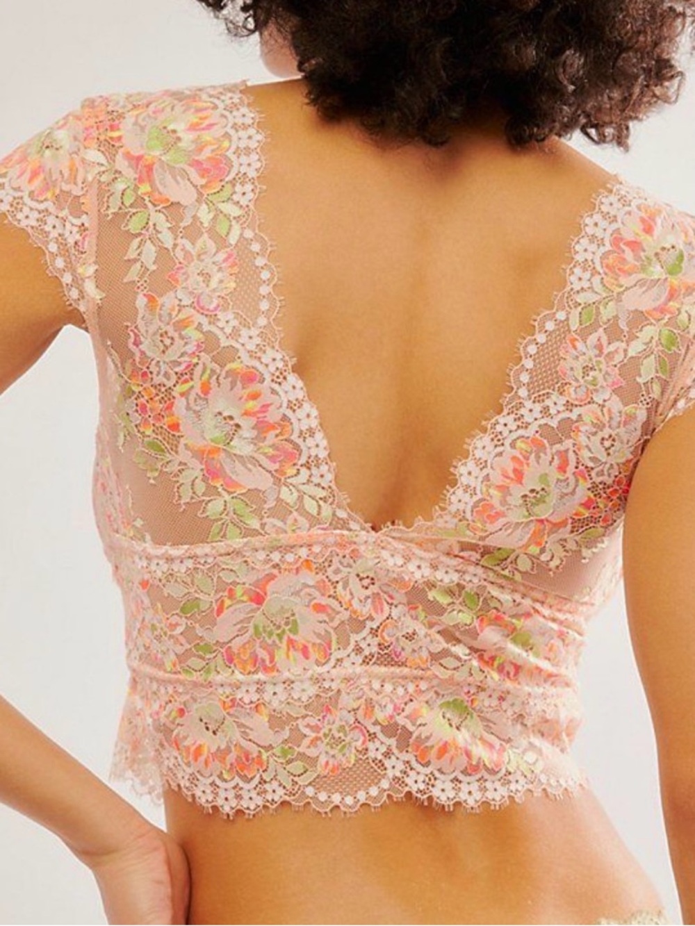 Intimately Free People | Garden Party Lace Tee | Cropped Tee